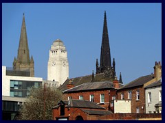 Churches and Parkinson Bldg, University area